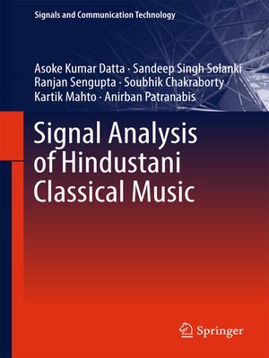 cover image of Signal Analysis of Hindustani Classical Music